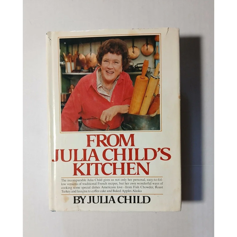 FROM JULIA CHILD'S KITCHEN‎ BY JULIA CHILD 1982 Book Vintage recipe